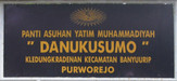 Website Panti Asuhan Danukusumo